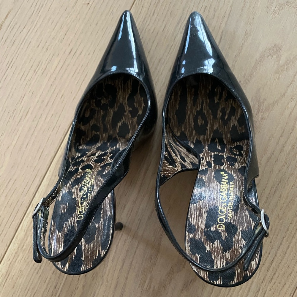 Dolce & Gabbana sling back heels